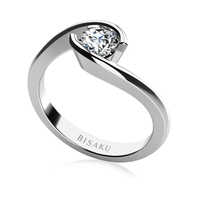 Engagement ring white gold Joia