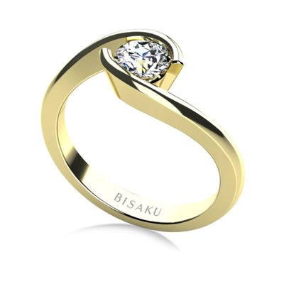 Engagement ring yellow gold Joia