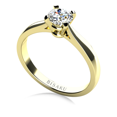 Engagement ring yellow gold Noelia