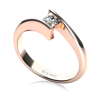 Engagement ring rose gold Fessa