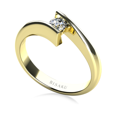 Engagement ring yellow gold Fessa