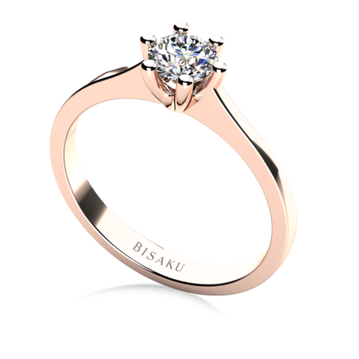 Engagement ring rose gold Viola