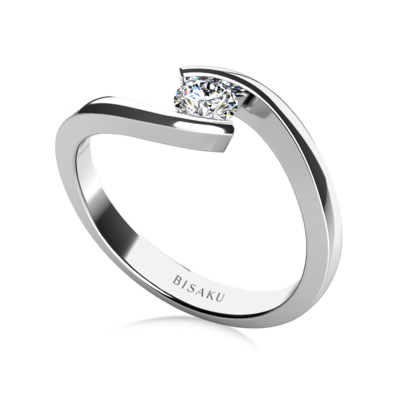 Engagement ring white gold Dea