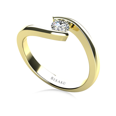 Engagement ring yellow gold Dea