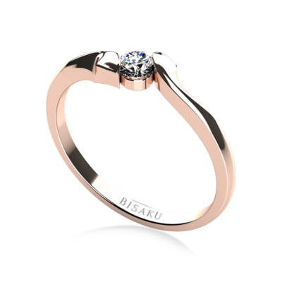 Engagement ring rose gold Alia