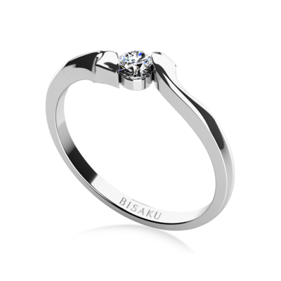 Engagement ring white gold Alia