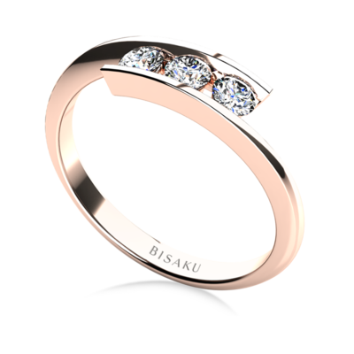 Engagement ring rose gold Selene