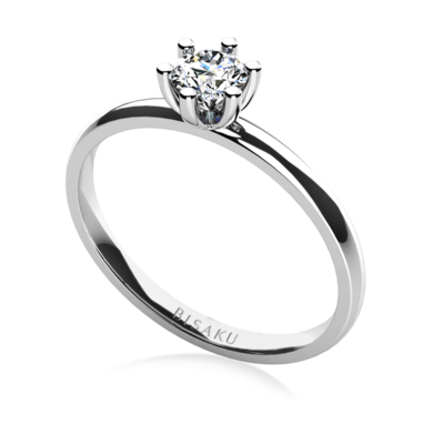 Engagement ring white gold Caira