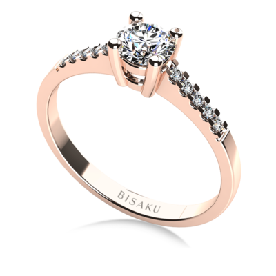 Engagement ring rose gold Esme