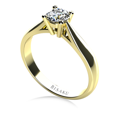 Engagement ring yellow gold Anabel