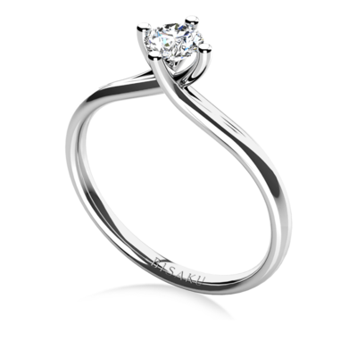 Engagement ring white gold Karli