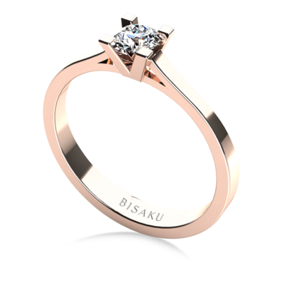 Engagement ring rose gold Zyla