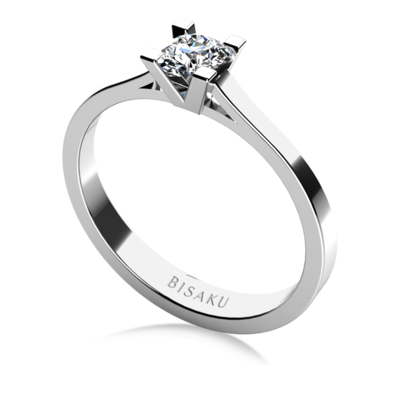 Engagement ring white gold Zyla