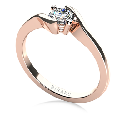 Engagement ring rose gold Maris