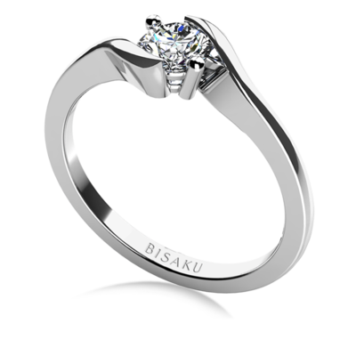 Engagement ring white gold Maris