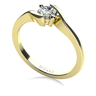 Engagement ring yellow gold Maris