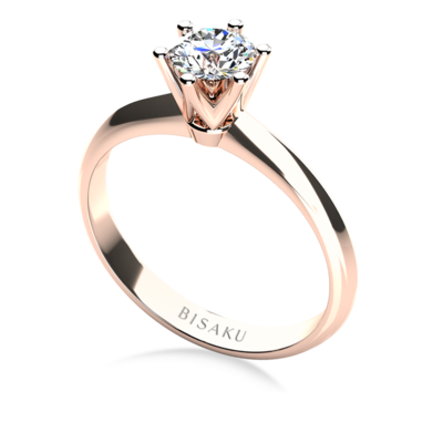 Engagement ring rose gold Gloria