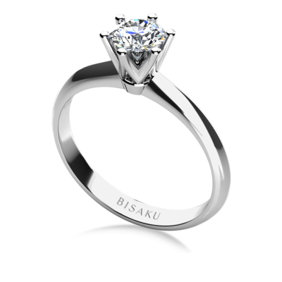 Engagement ring white gold Gloria