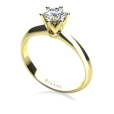 Engagement ring yellow gold Gloria