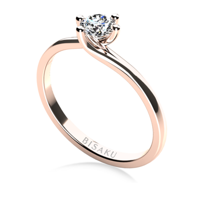 Engagement ring rose gold Rosalie