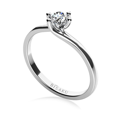 Engagement ring white gold Rosalie