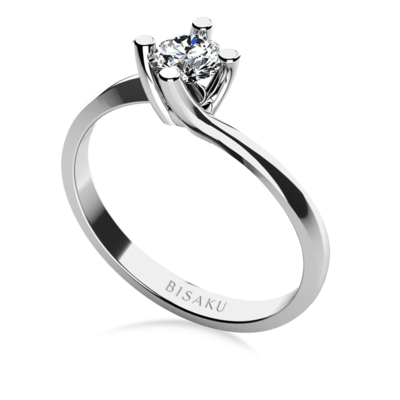 Engagement ring white gold Azaela
