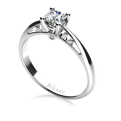 Engagement ring white gold Elora