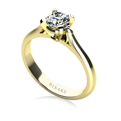 Engagement ring yellow gold Joelle