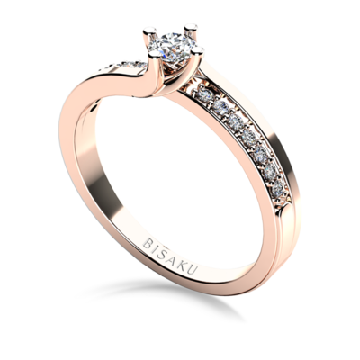Engagement ring rose gold Jasmine