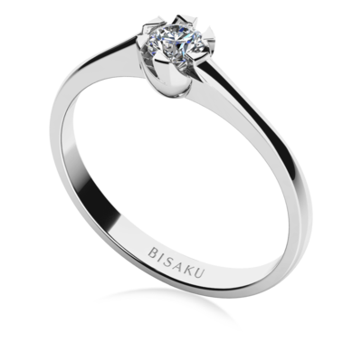 Engagement ring white gold Tessa
