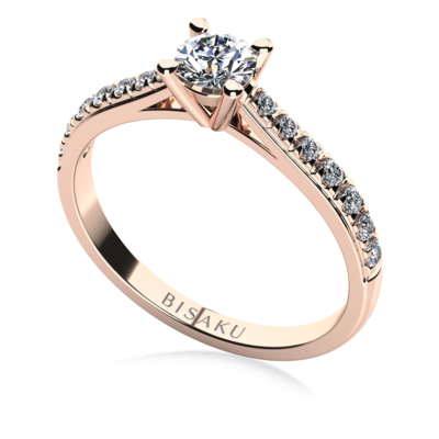 Engagement ring rose gold Jolie
