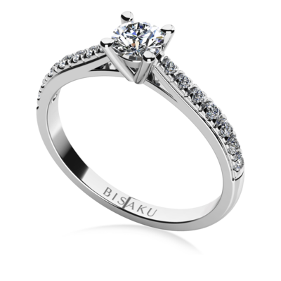 Engagement ring white gold Jolie