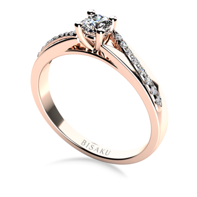 Engagement ring rose gold Inna
