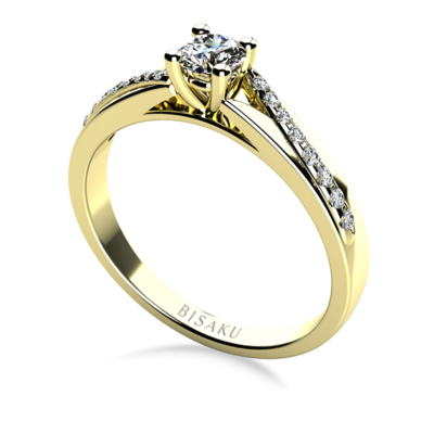 Engagement ring yellow gold Inna