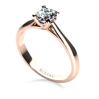 Engagement ring rose gold Caroline