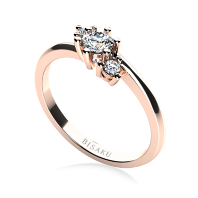 Engagement ring rose gold Tiara