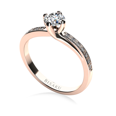 Engagement ring rose gold Amaris