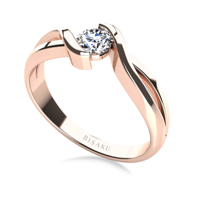 Engagement ring rose gold Anais