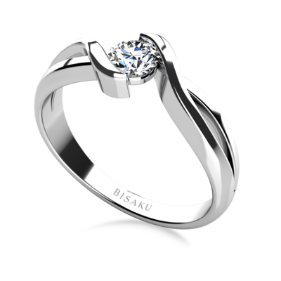 Engagement ring white gold Anais