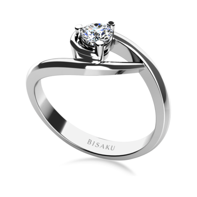 Engagement ring white gold Bella