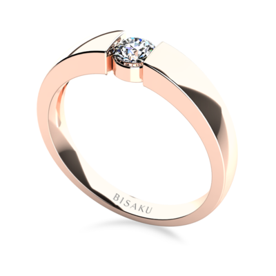 Engagement ring rose gold Thea