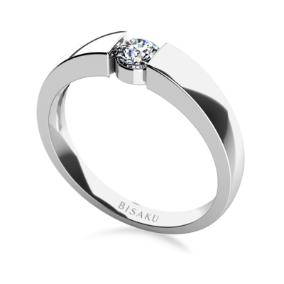 Engagement ring white gold Thea