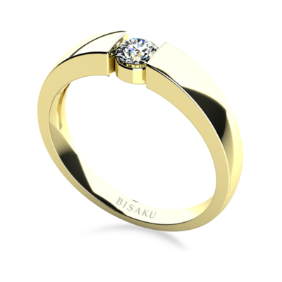 Engagement ring yellow gold Thea