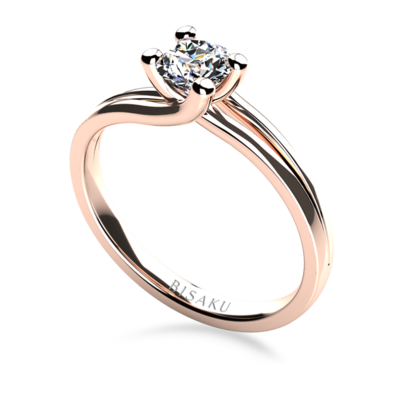 Engagement ring rose gold Freya