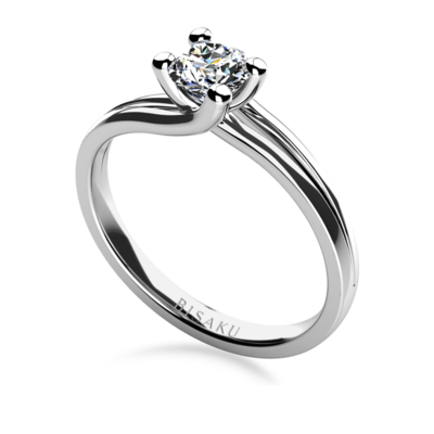 Engagement ring white gold Freya