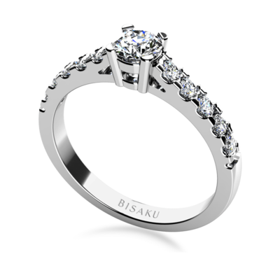 Engagement ring white gold Alba