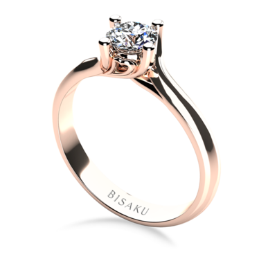 Engagement ring rose gold Nessa
