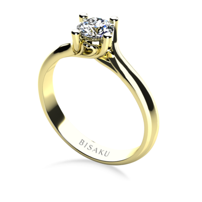 Engagement ring yellow gold Nessa