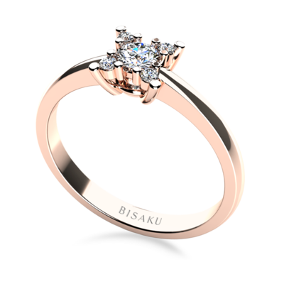 Engagement ring rose gold Reva