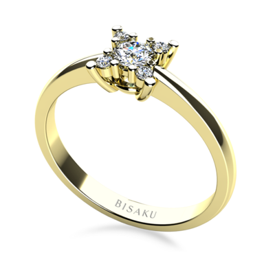 Engagement ring yellow gold Reva